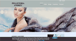 Desktop Screenshot of pelleteriaandreu.com